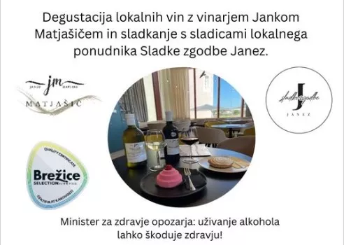 Dan vina in sladkanja v Kavarni Vodovodni stolp