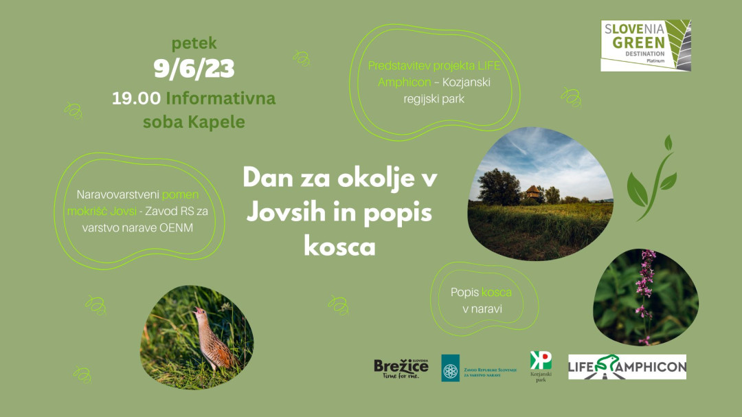 Dan za okolje v Jovsih in popis kosca