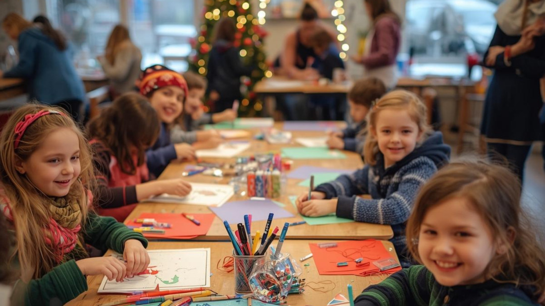 Delavnica izdelovanja voščilnic