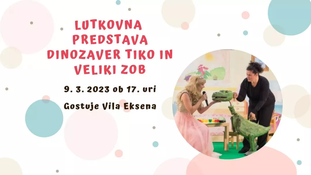 Dinozaver Tiko in veliki zob - lutkovna predstava