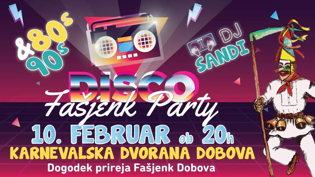 DISCO FAŠJENK PARTY