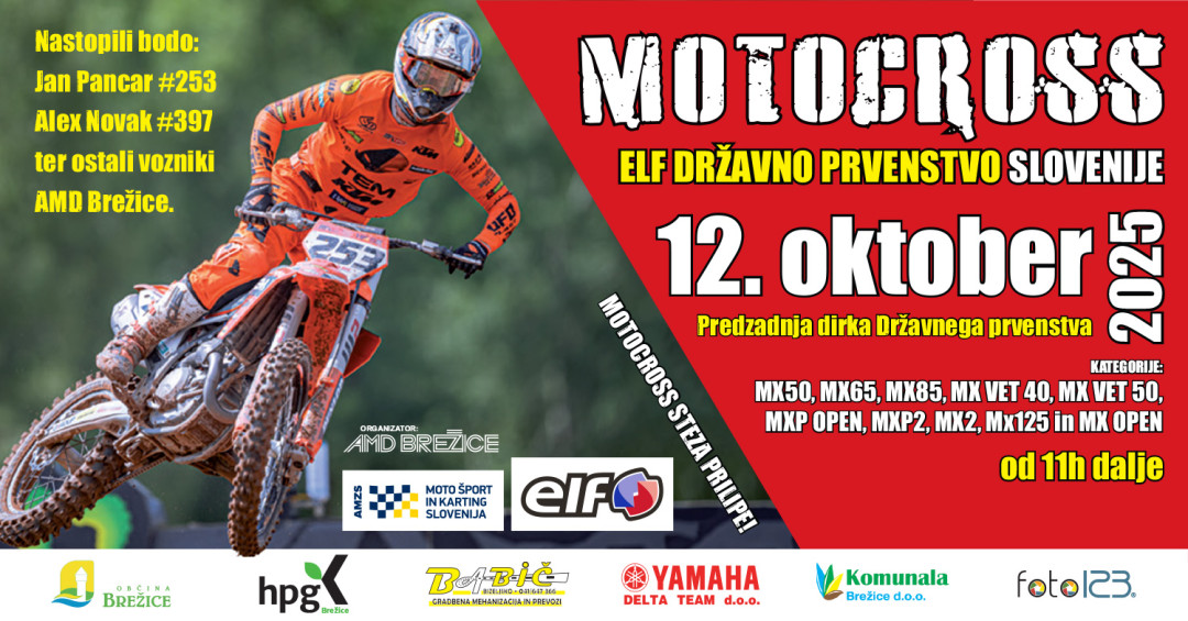 ELF DRŽAVNO PRVENSTVO SLOVENIJE V MOTOCROSSU