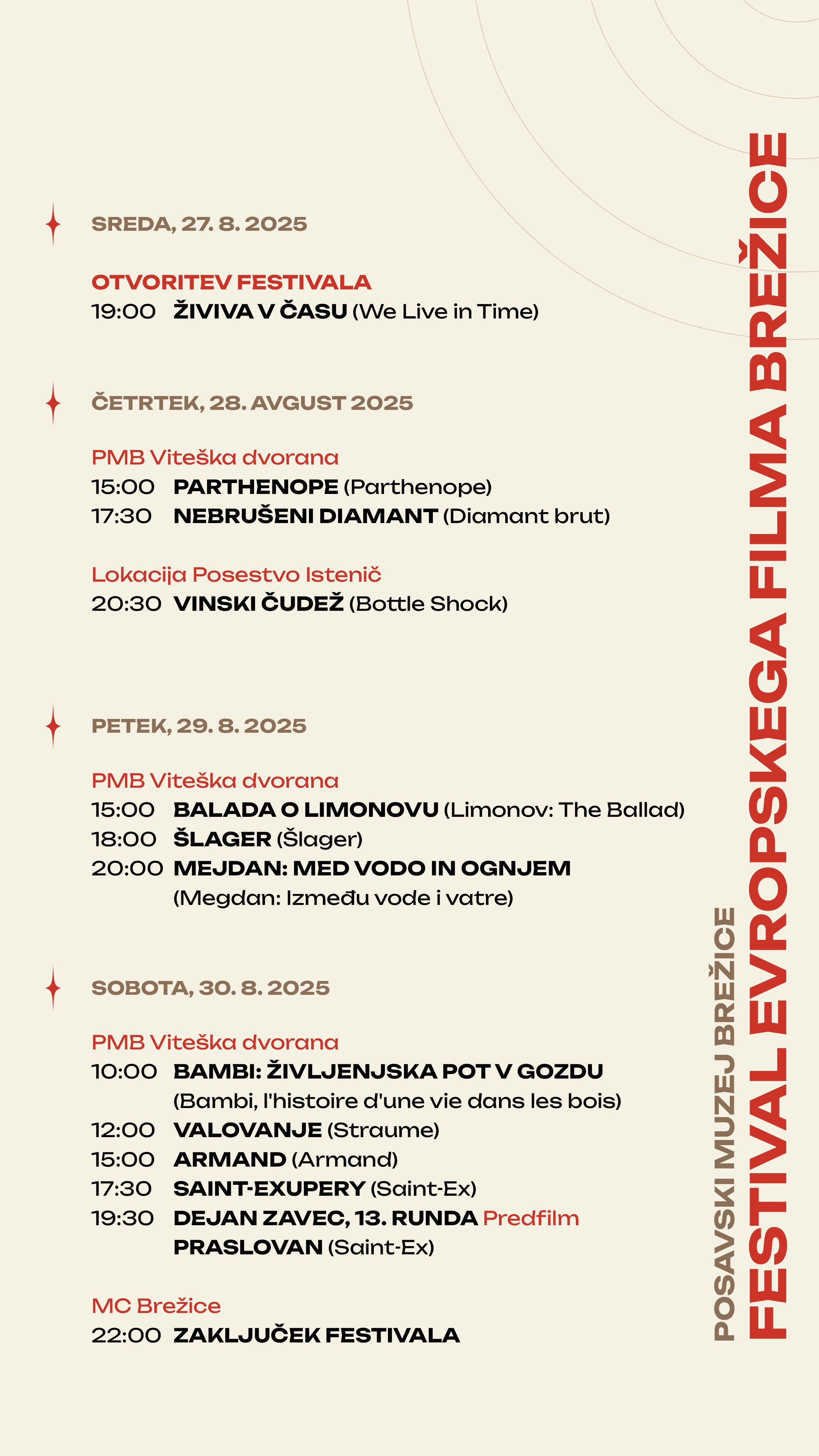 Filmski dnevi z okusom: edinstveni turistični paketi v času Festivala evropskega filma Brežice