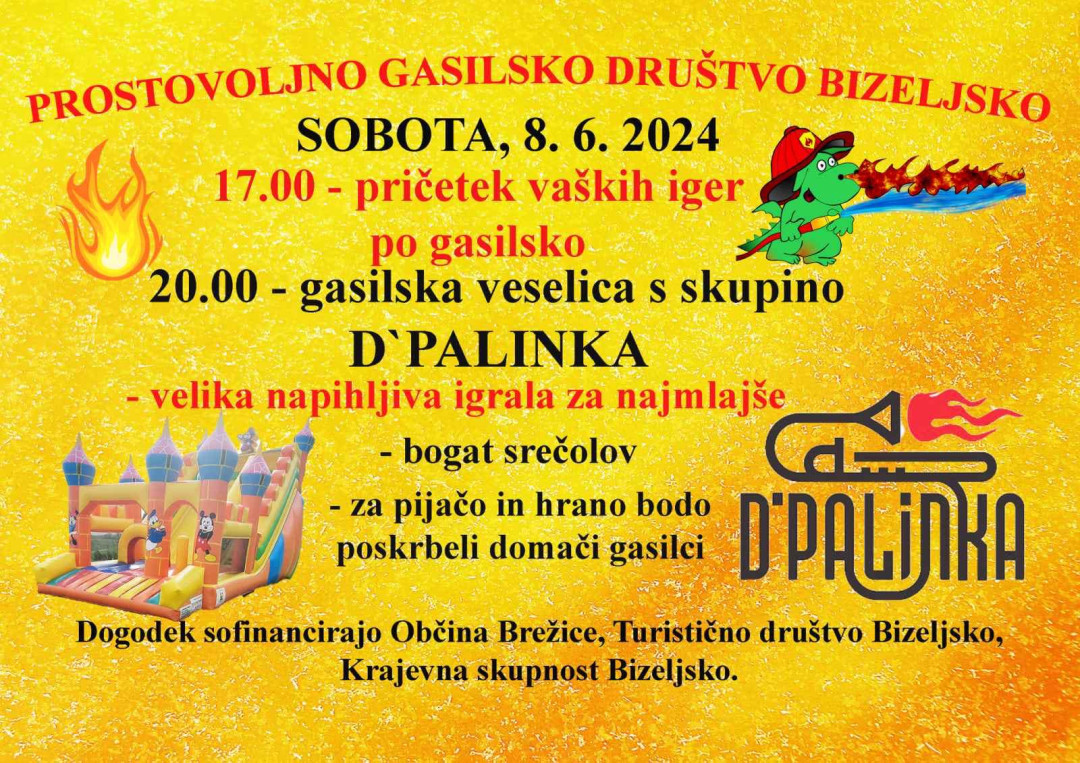 Gasilska veselica na Bizeljskem