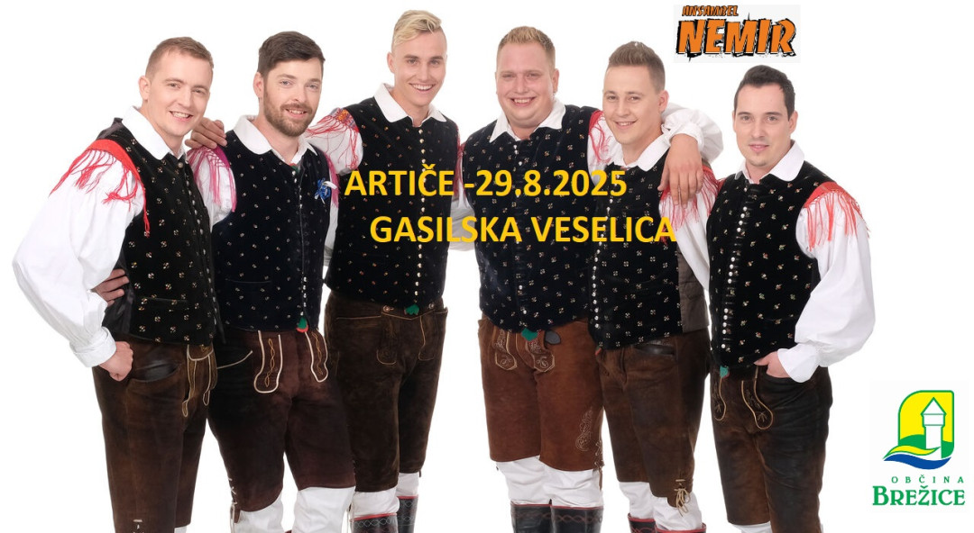 Gasilska veselica z ansamblom Nemir