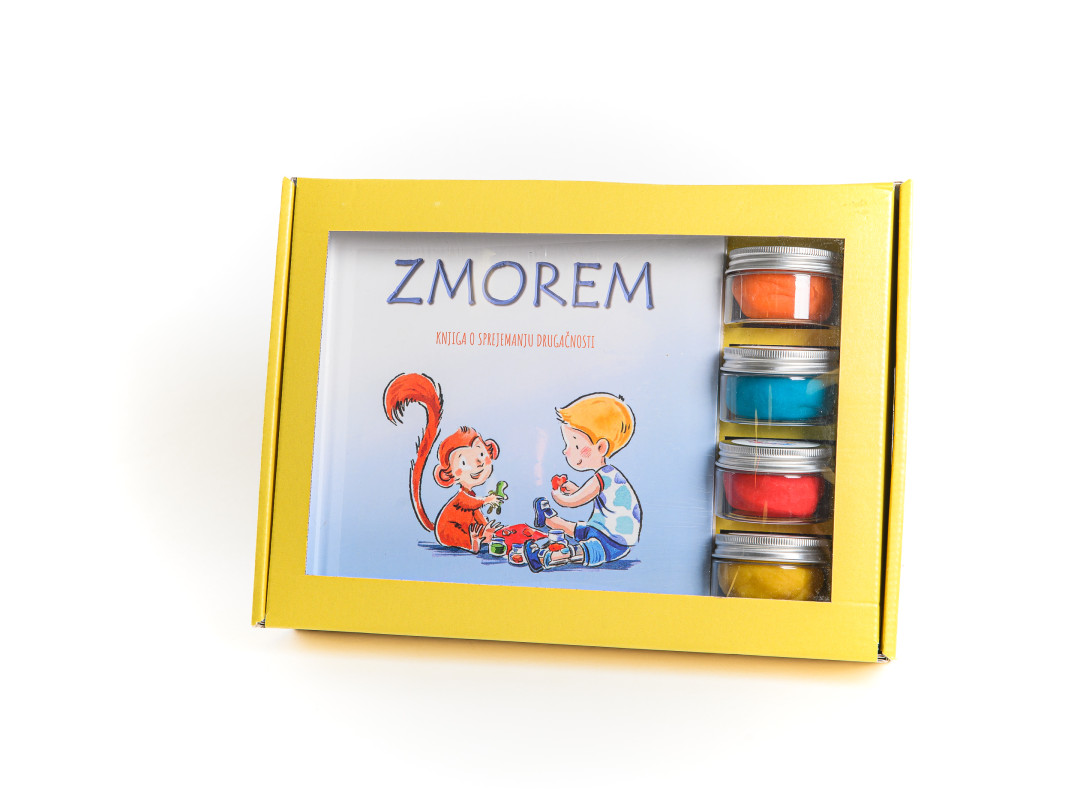 Gnetko komplet s knjigo Zmorem