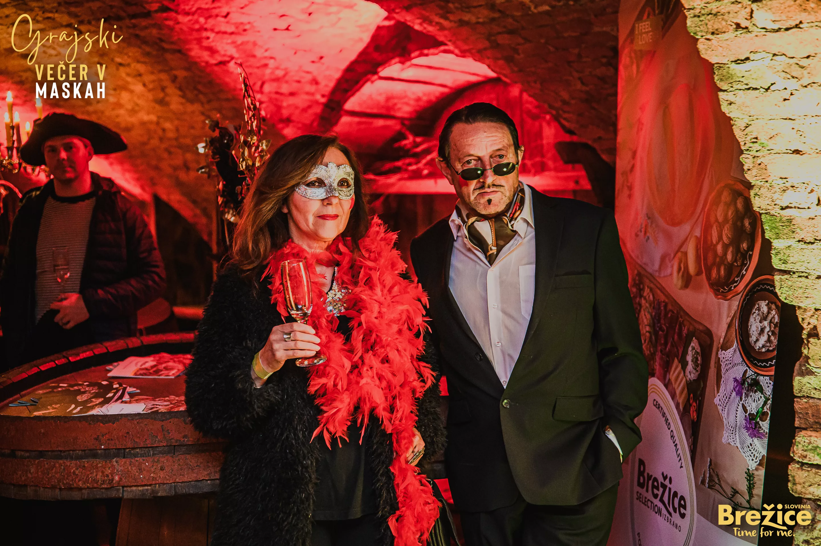 Grajski večer v maskah navdušil obiskovalce