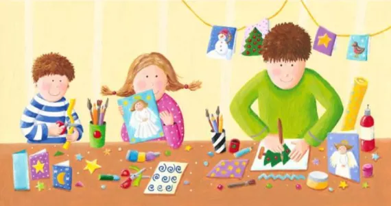 Izdelava prazničnih voščilnic