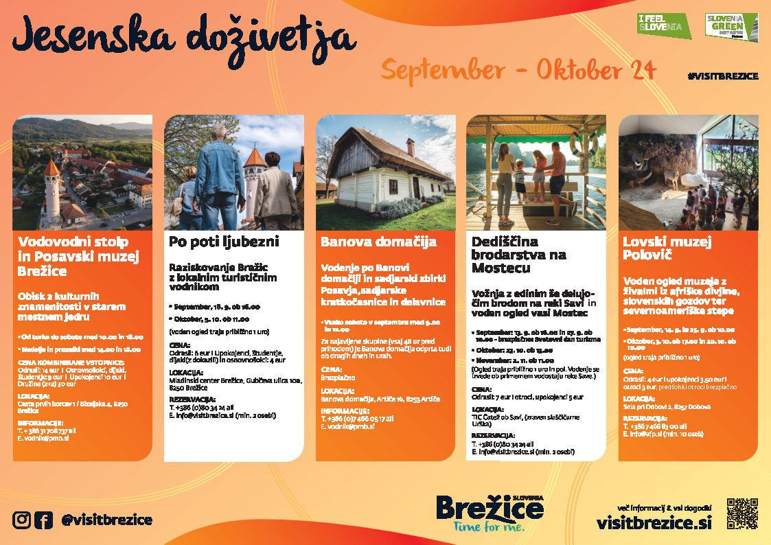 Jesenska doživetja v Brežicah