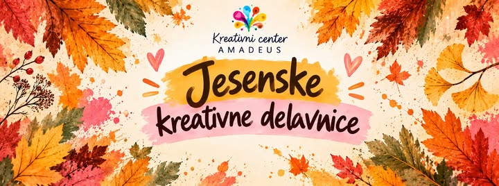 Jesenske počitniške kreativne delavnice
