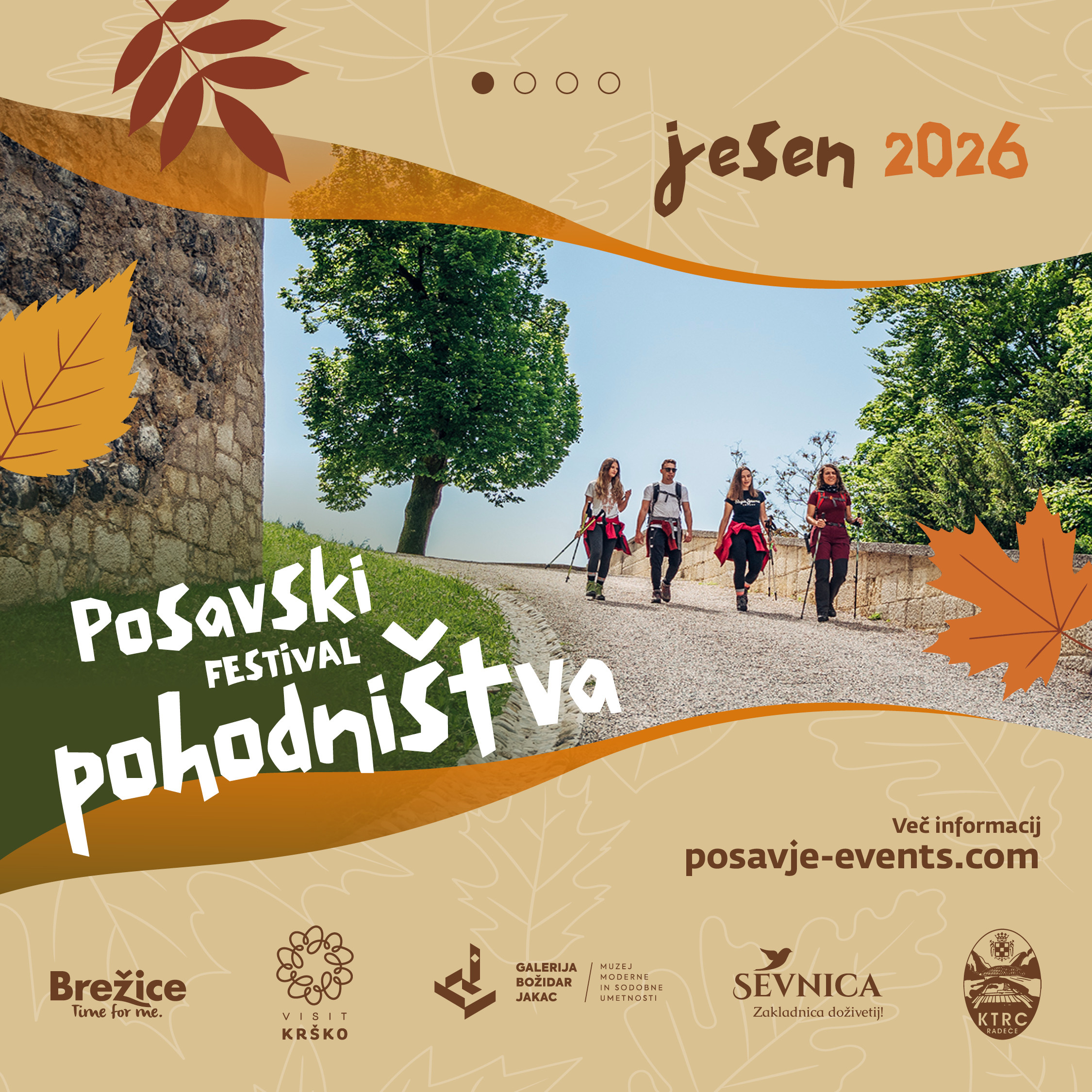 Jesenski Posavski festival pohodništva prinaša kar 21 pohodov
