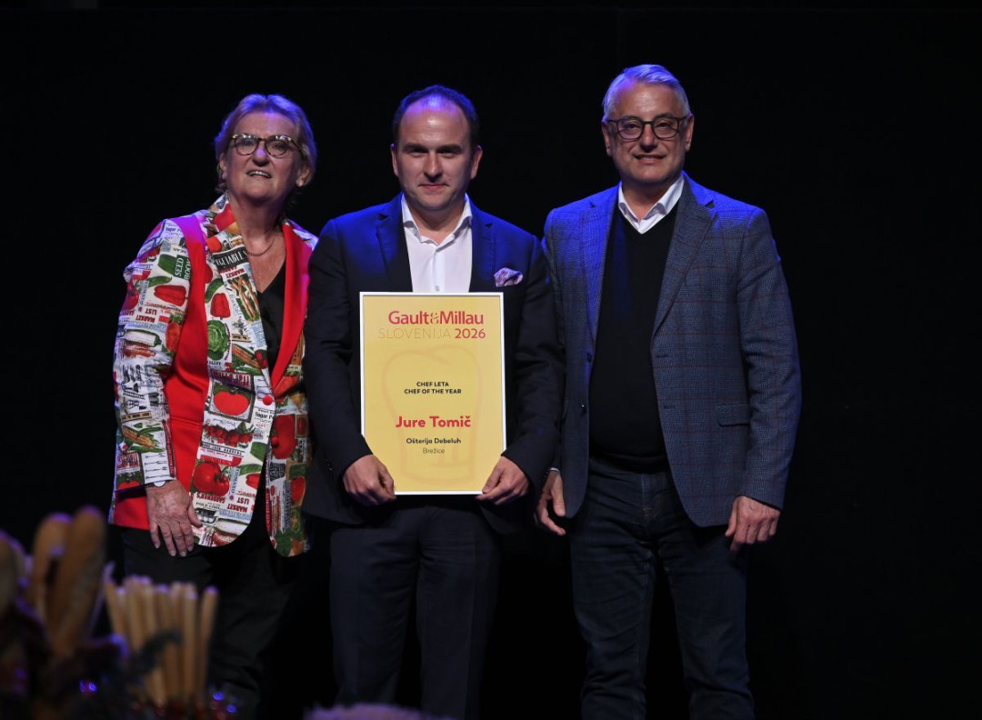 Jure Tomič iz Ošterije Debeluh je chef leta