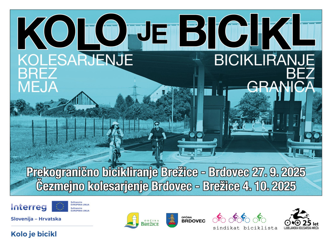Kolo je bicikl - bicikliranje brez granica/kolesarjenje brez meja