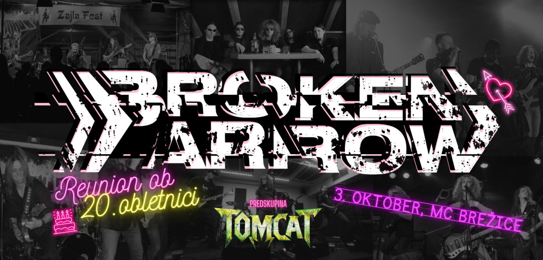 Koncert: Broken Arow - še smo tu
