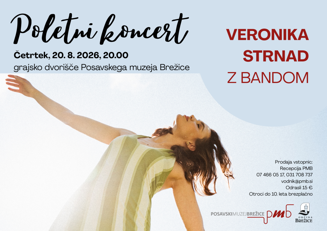 Koncert Veronike Strnad z bandom 2026