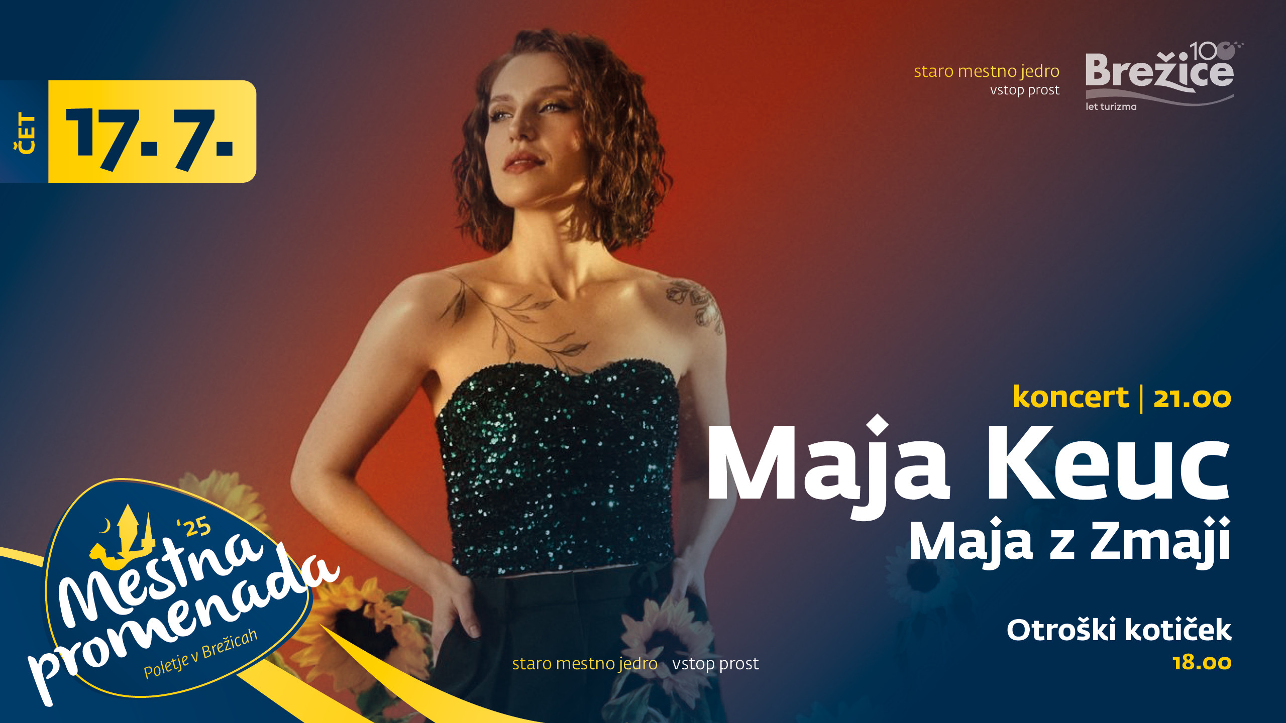 Maja Keuc: večer, ki diši po sončnicah