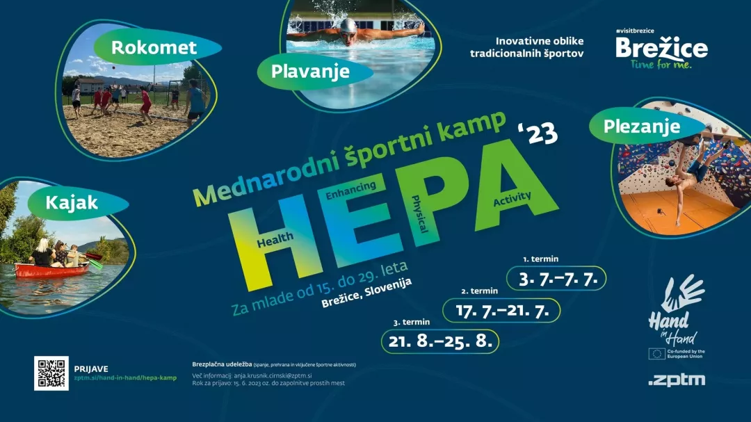 Mednarodni športni kamp HEPA Brežice