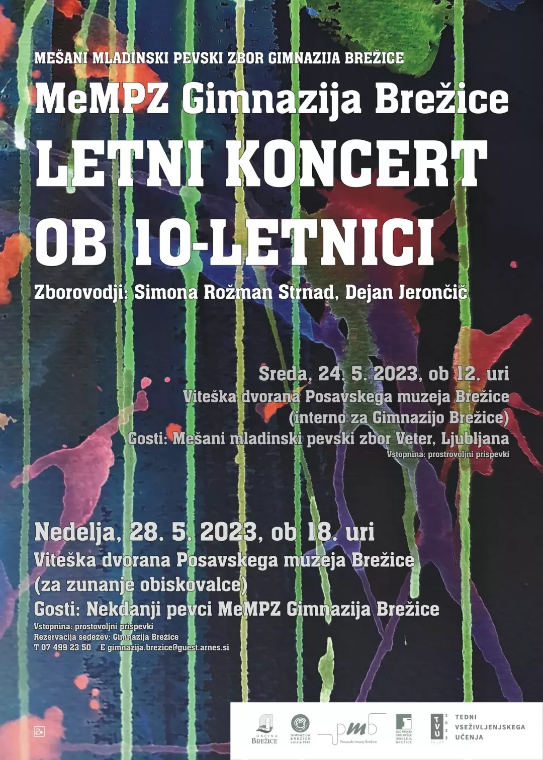 MeMPZ Gimnazija Brežice: Letni koncert ob 10-letnici