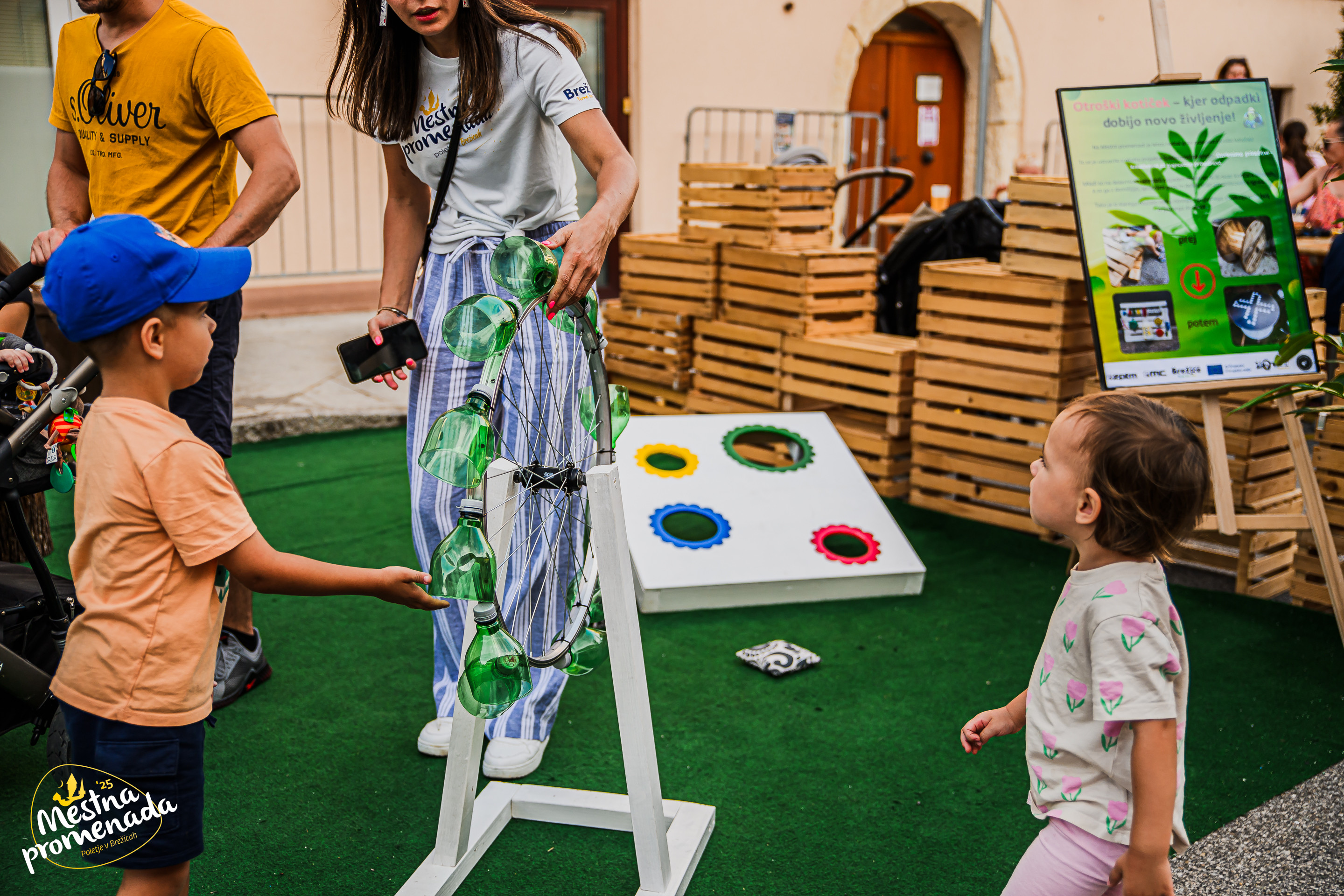 Mestna promenada Brežice 2025 prejemnica naziva Prireditev na poti zero waste z eno zvezdico
