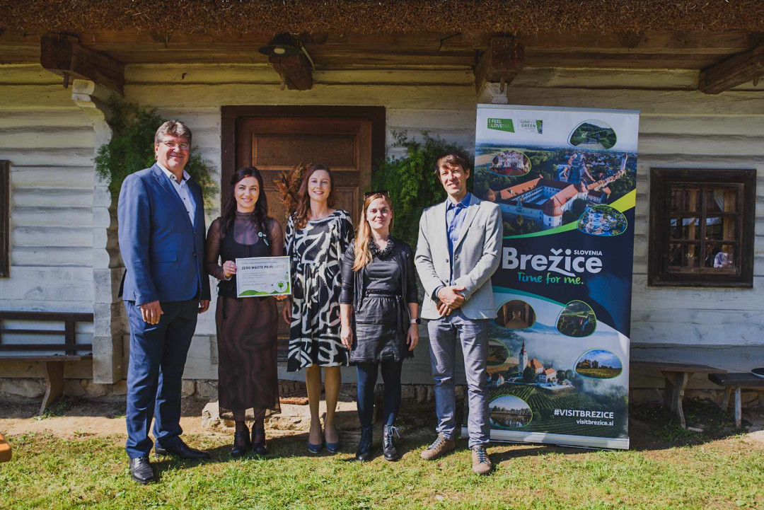 Mestna promenada Brežice pridobila Zero waste naziv