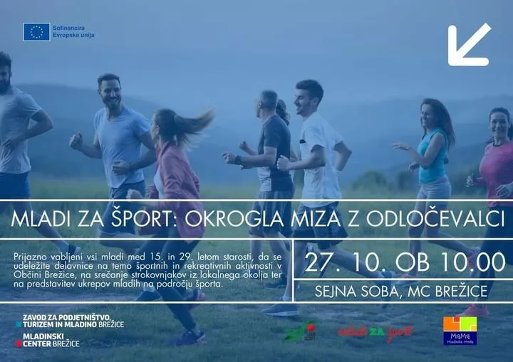 Mladi za šport: Okrogla miza