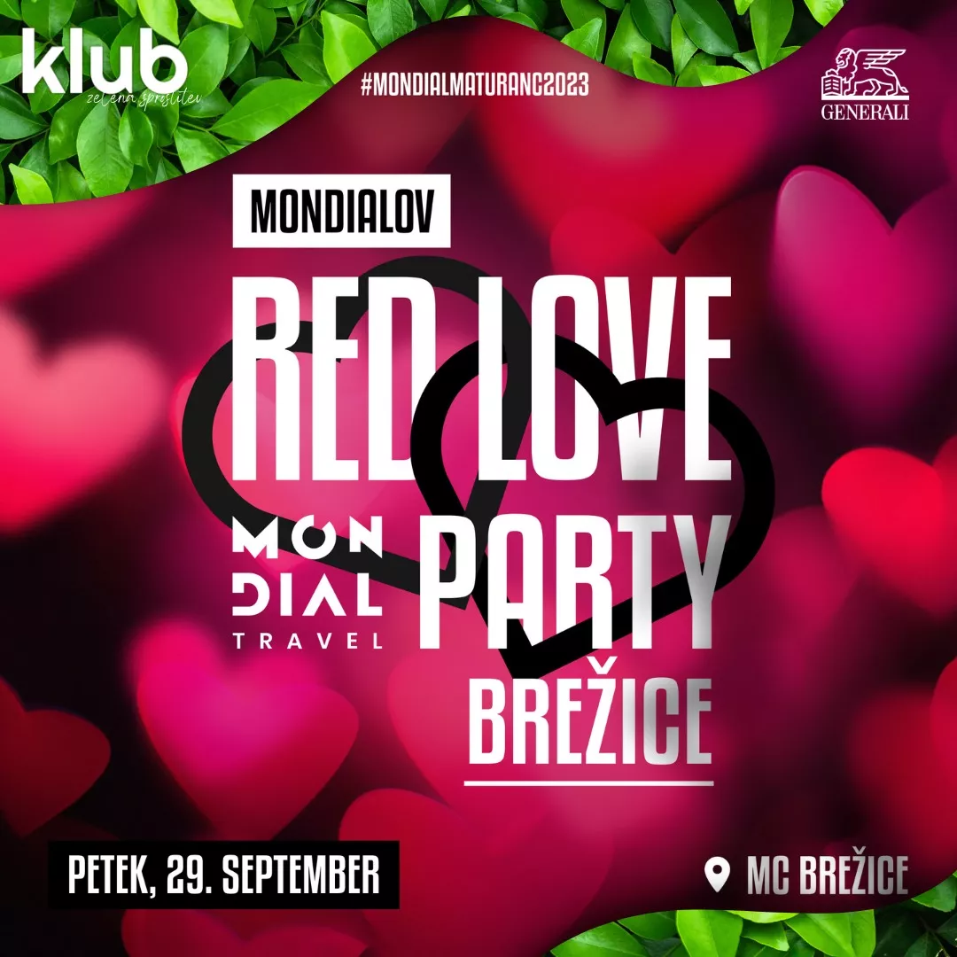 Mondialov Red love party Brežice