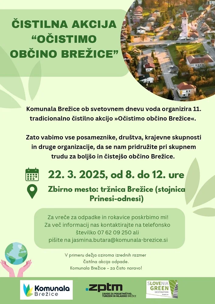»Očistimo občino Brežice«