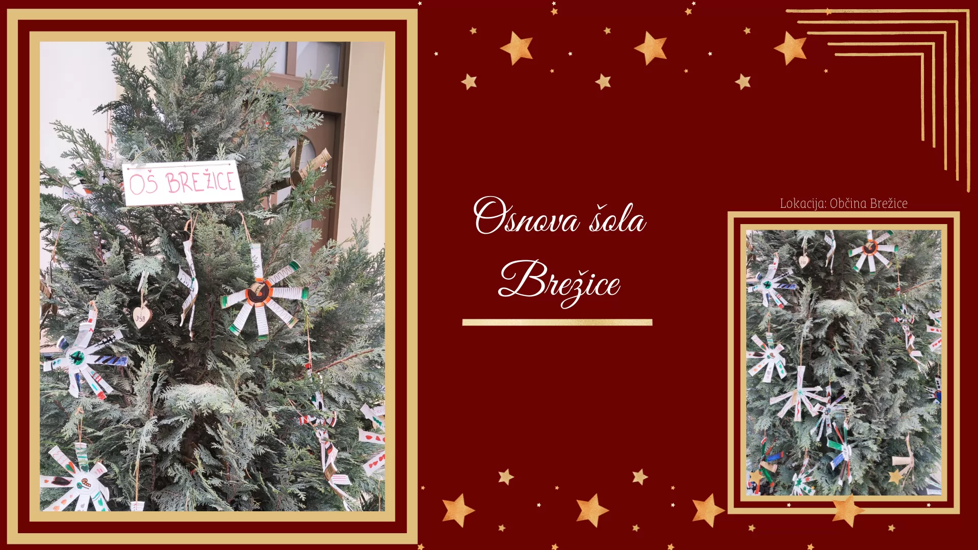 Okrasitev starega mestnega jedra z 20 smrečicami