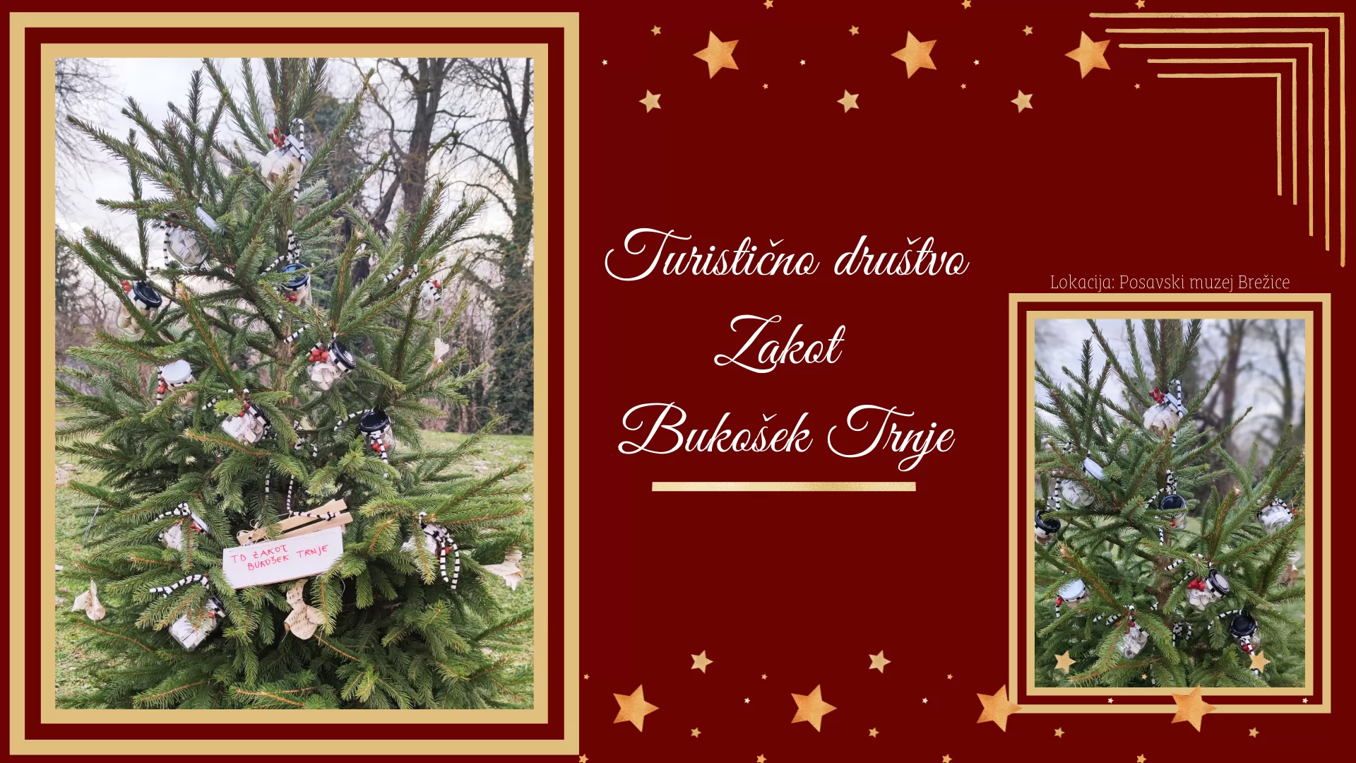 Okrasitev starega mestnega jedra z 20 smrečicami