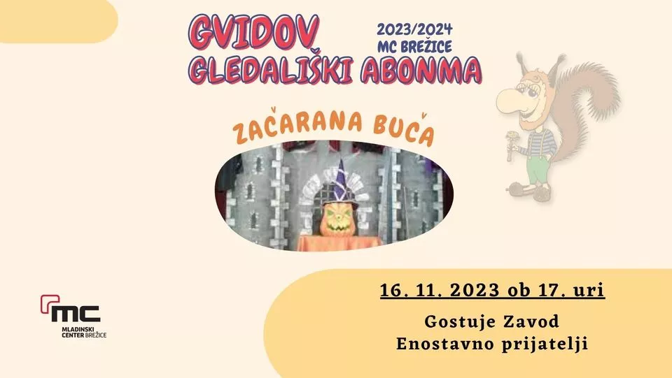 Otroška predstava Začarana buča