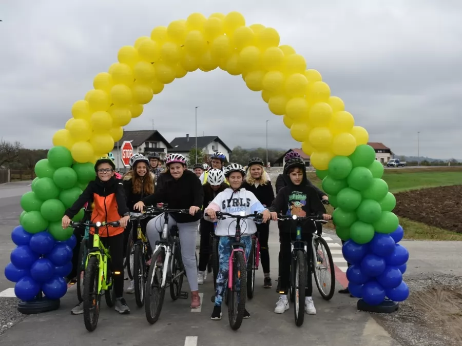 Otvoritev kolesarske proge Brežice - Dobova