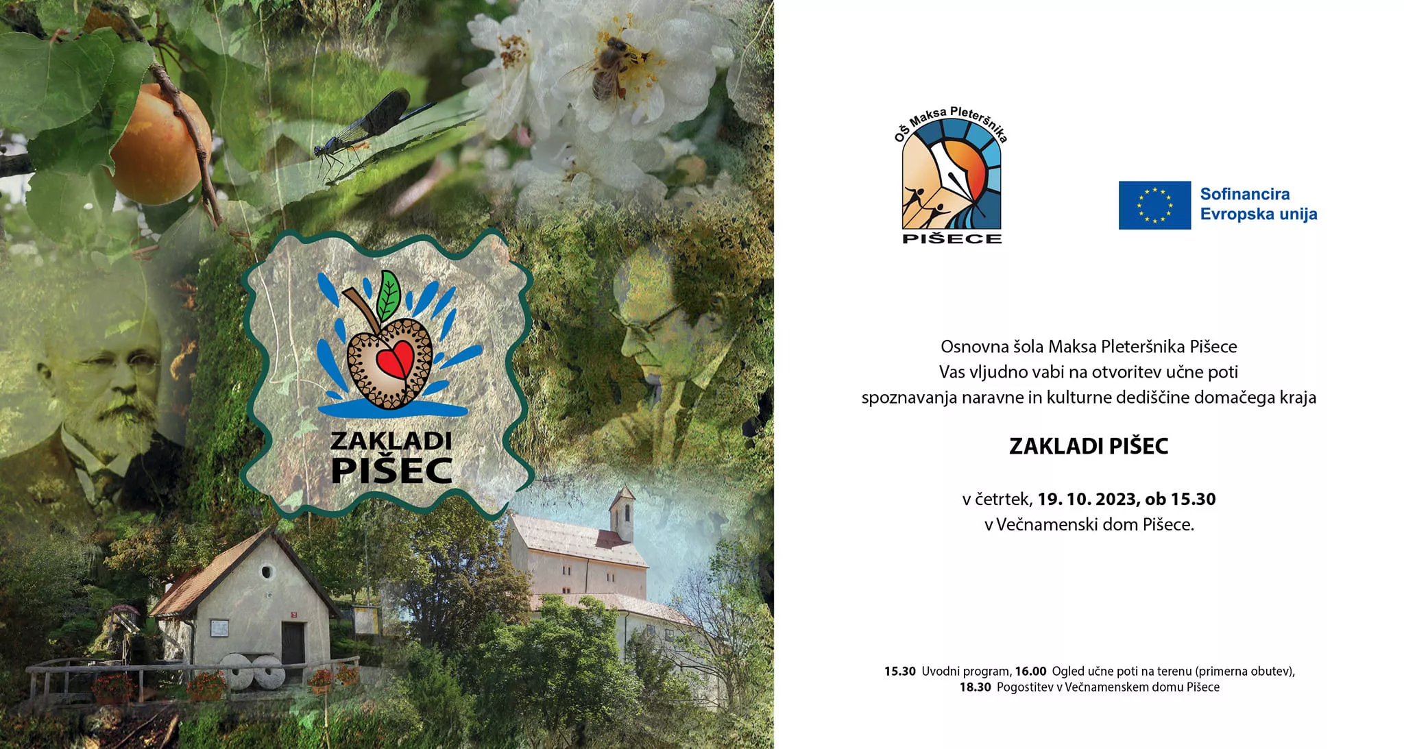 Otvoritev učne poti Zakladi Pišec