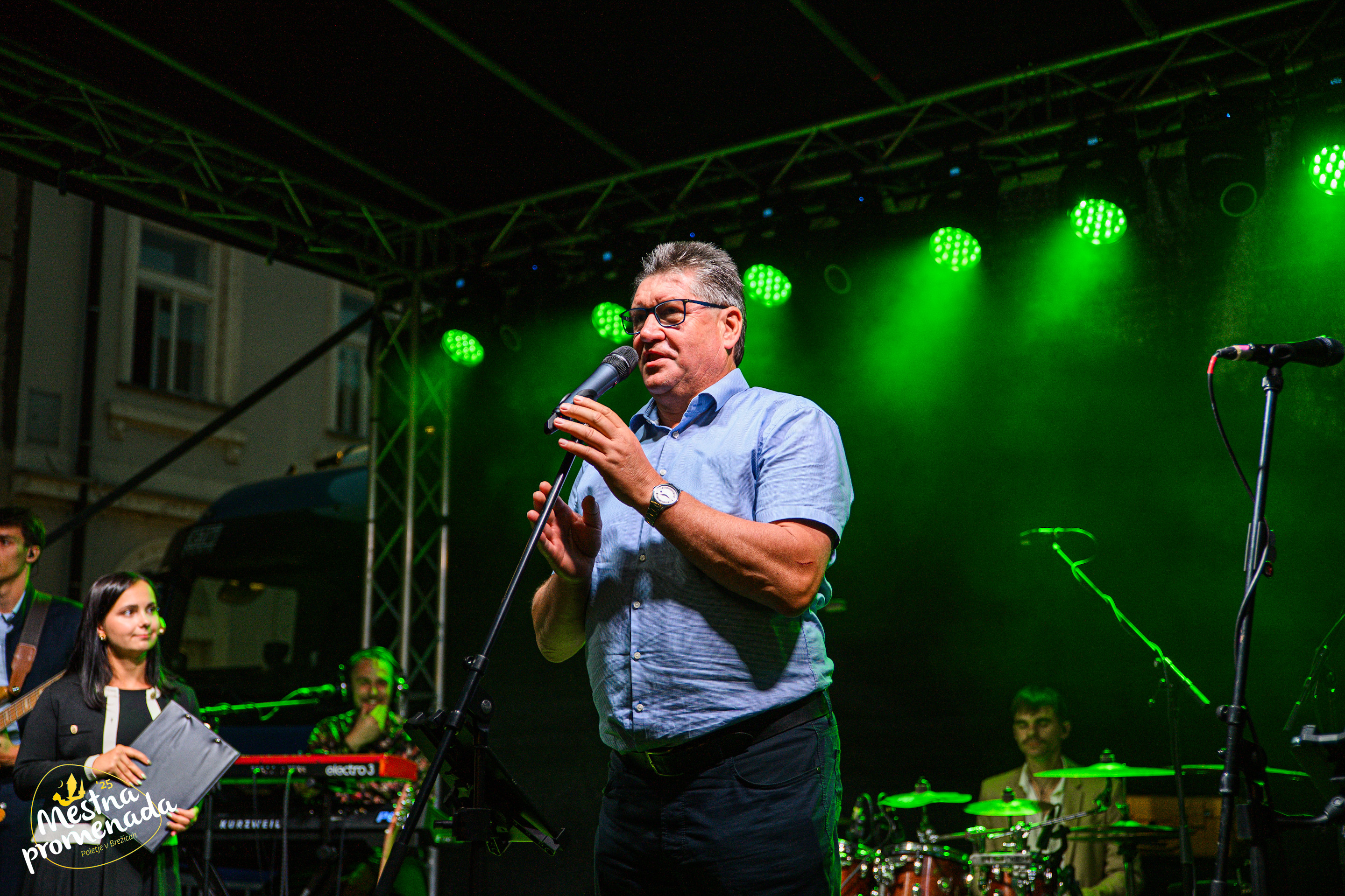 Otvoritveni večer Mestne promenade Brežice 2025 zaznamovalo prestižno priznanje Slovenia Green Destination Platinum