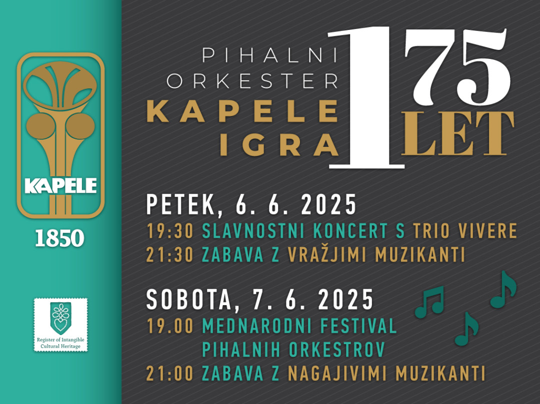 Pihalni orkester Kapele igra 175 let