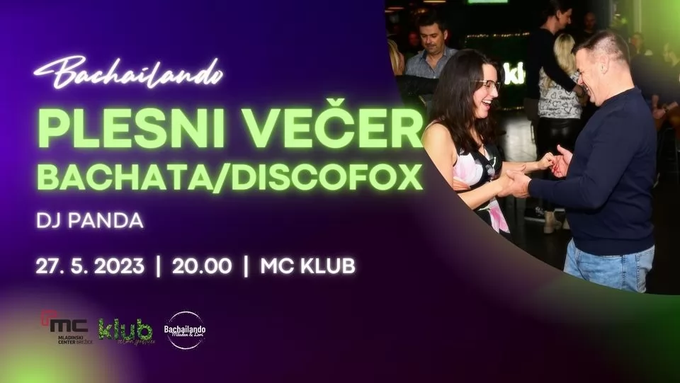 Plesni večer bachata in disco fox