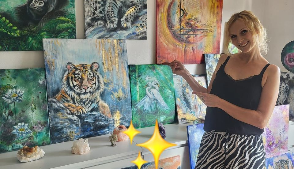 Pogovorni večer z odprtjem razstave slik z naslovom My Way