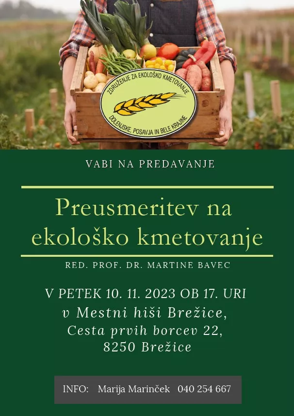 Preusmeritev na ekološko kmetovanje