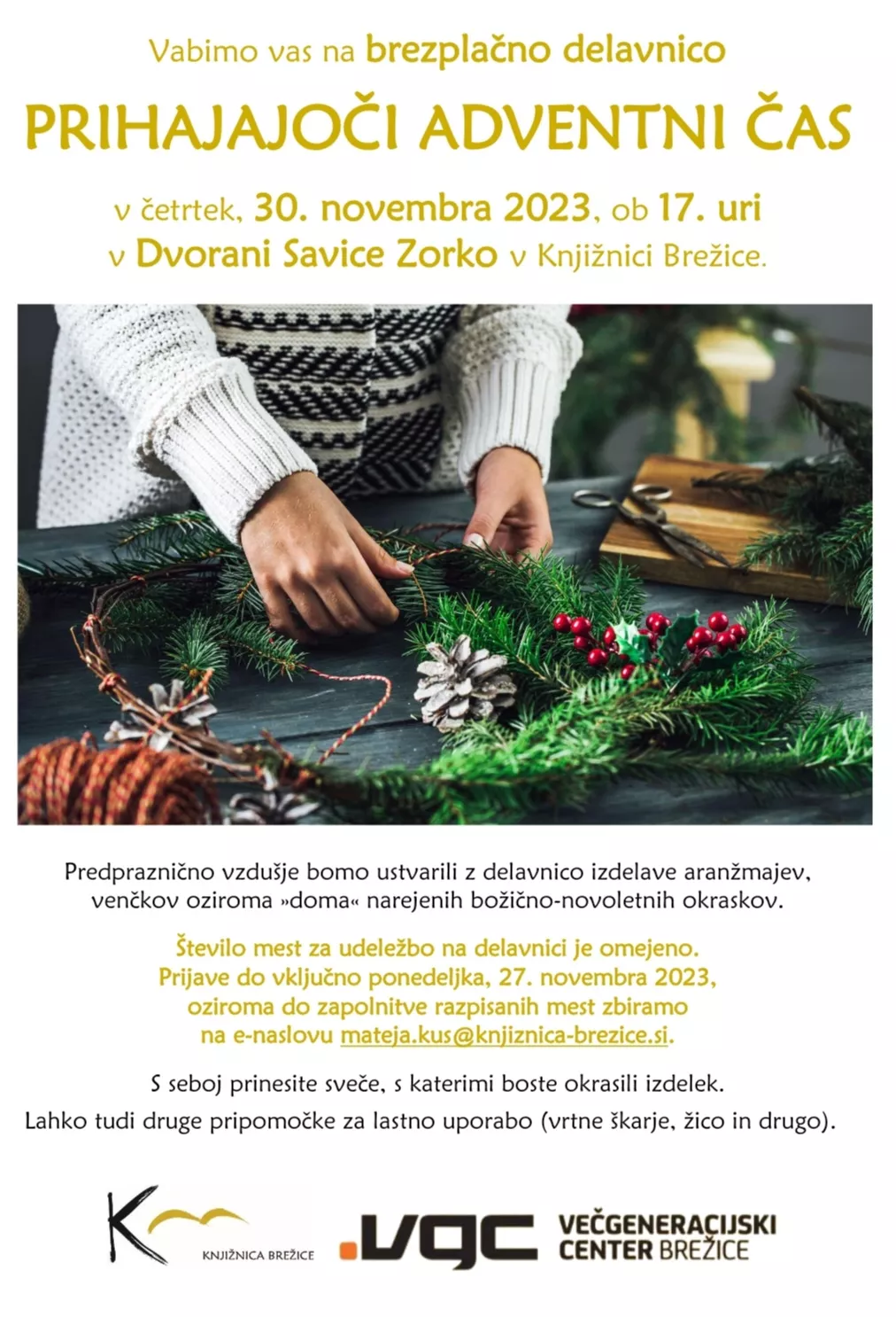 Prihajajoči adventni čas