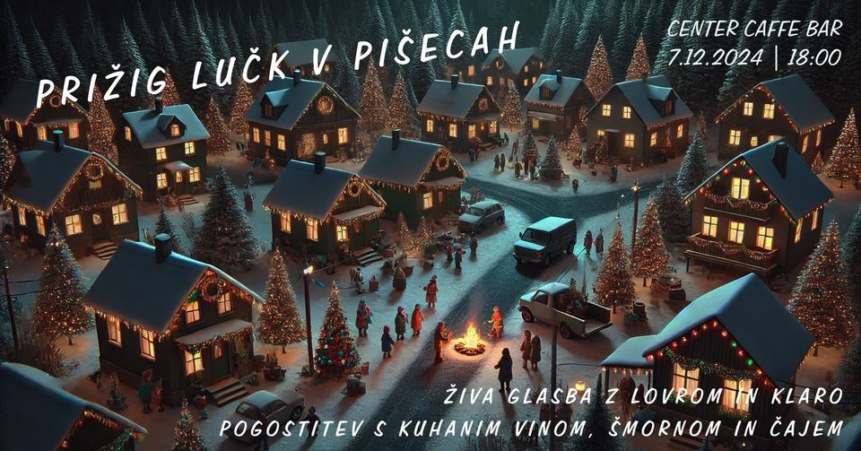 Prižig lučk v Pišecah