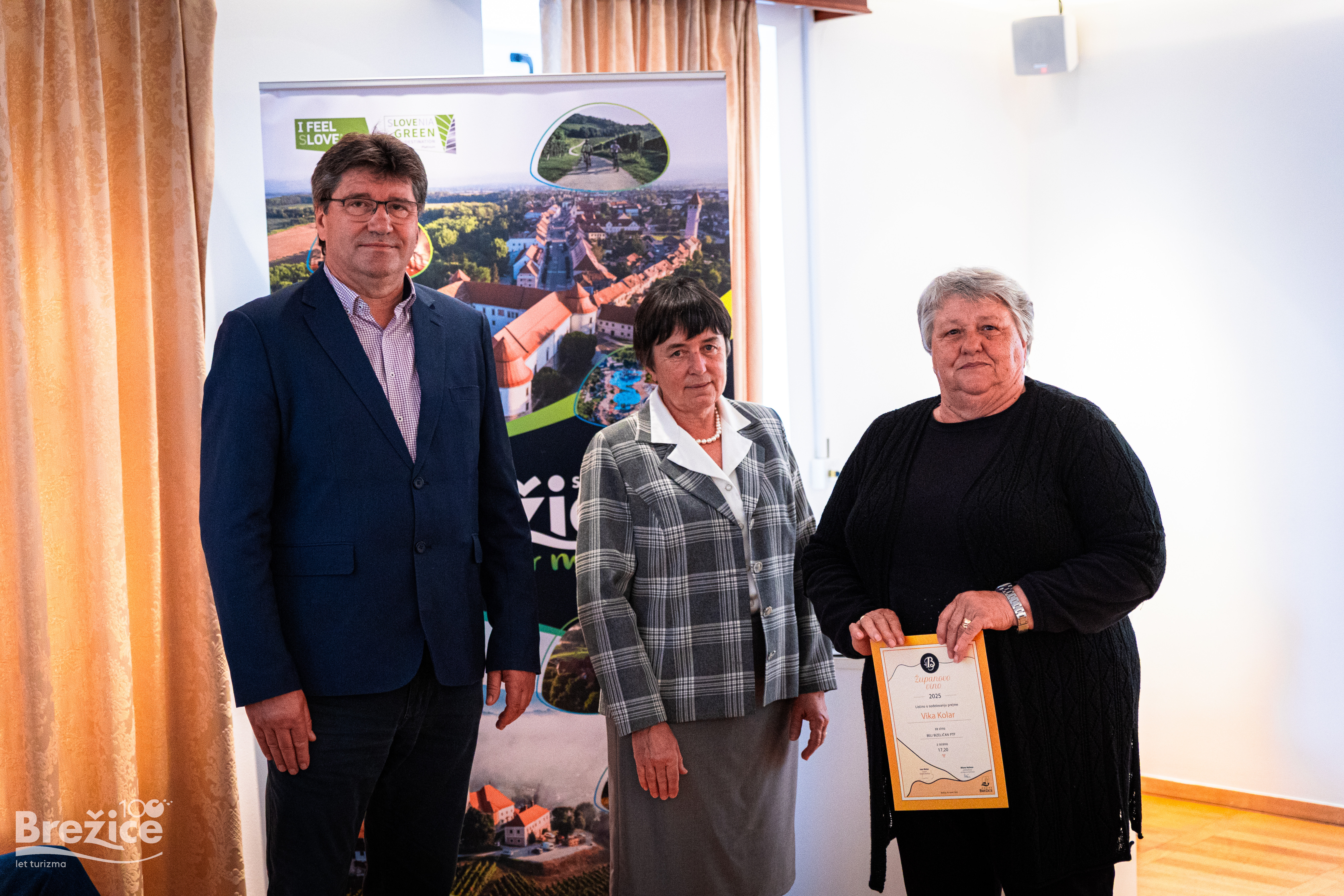 Razglasitev rezultatov izbora Županovo vino 2025 v Brežicah