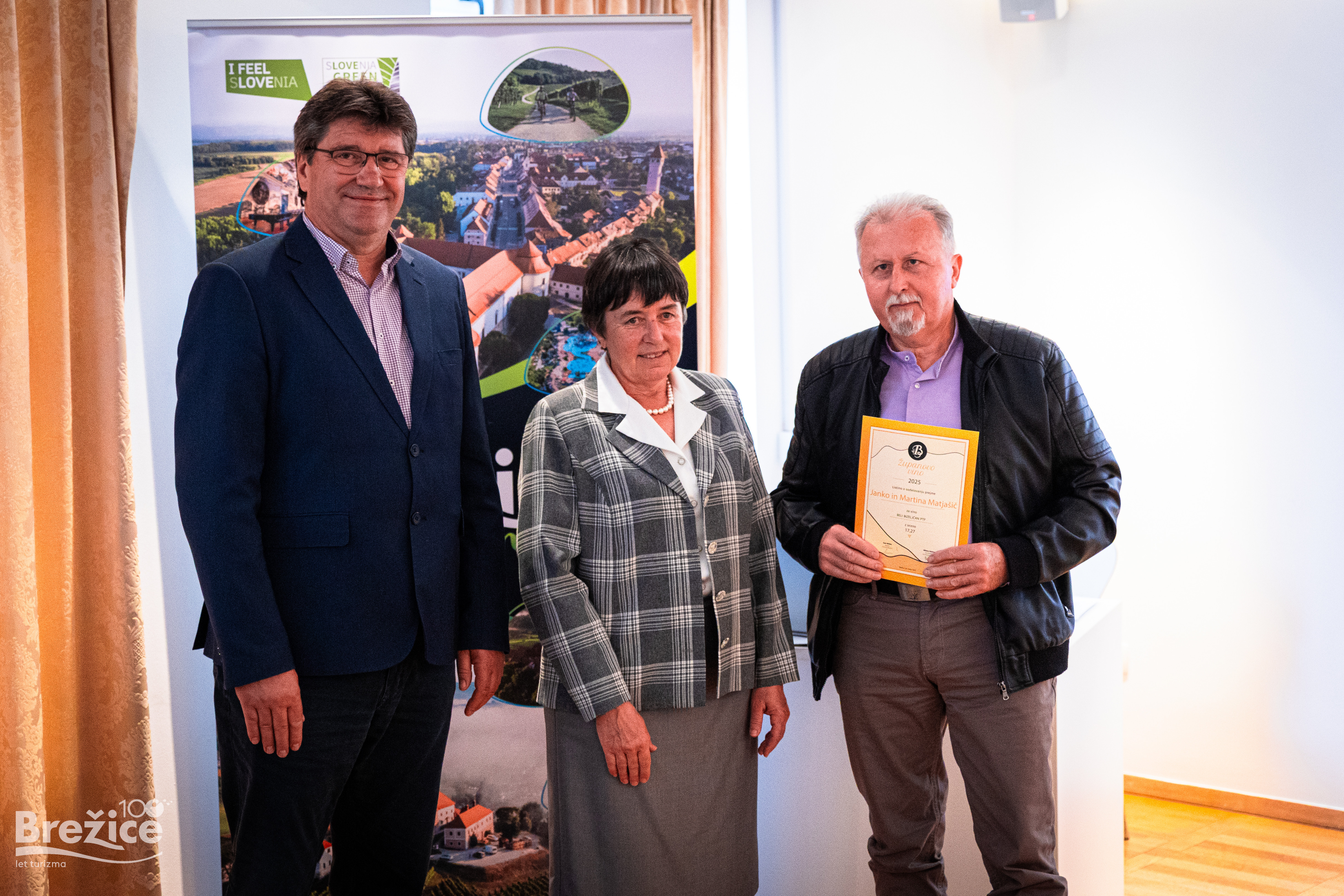 Razglasitev rezultatov izbora Županovo vino 2025 v Brežicah