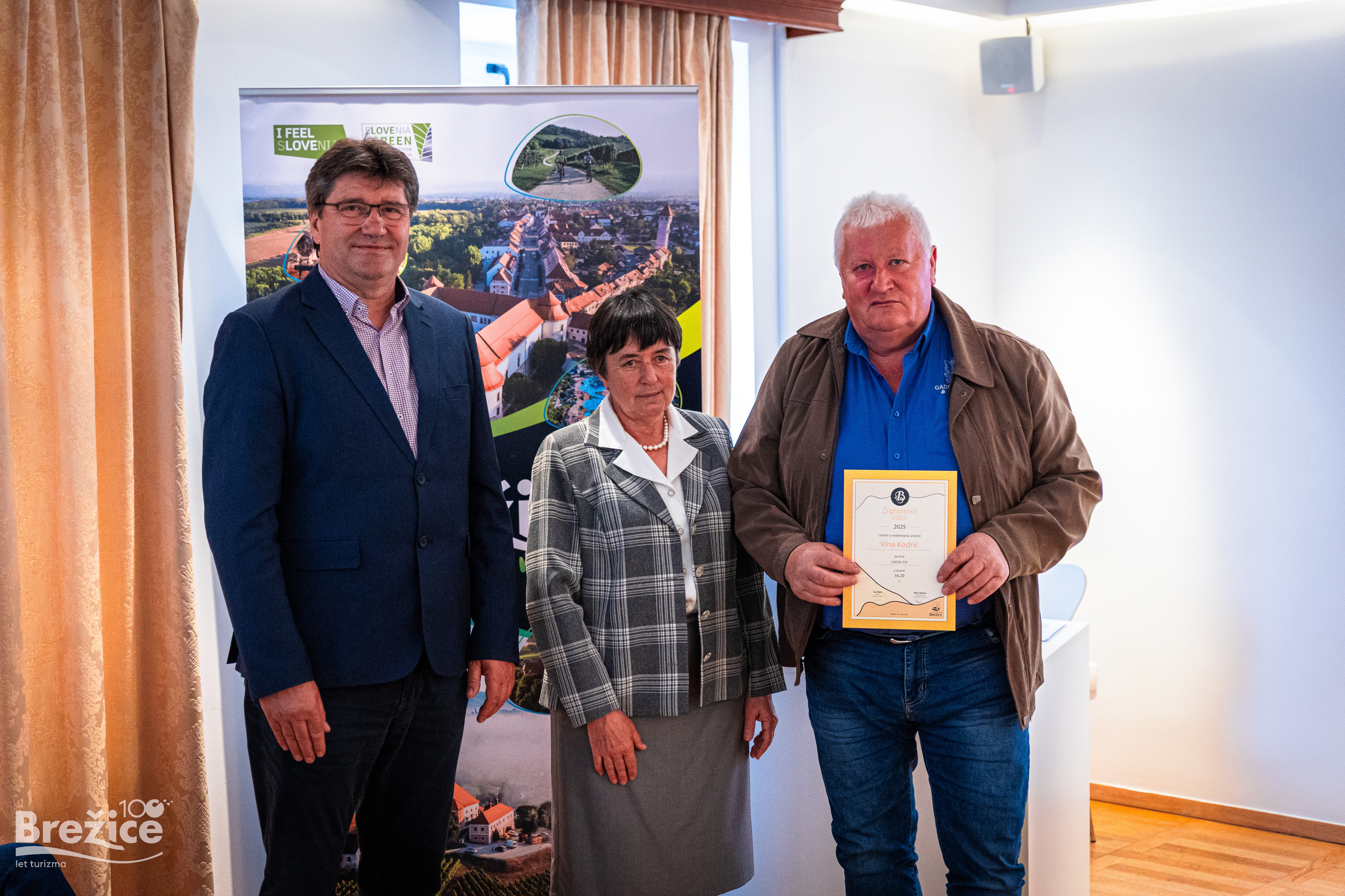 Razglasitev rezultatov izbora Županovo vino 2025 v Brežicah