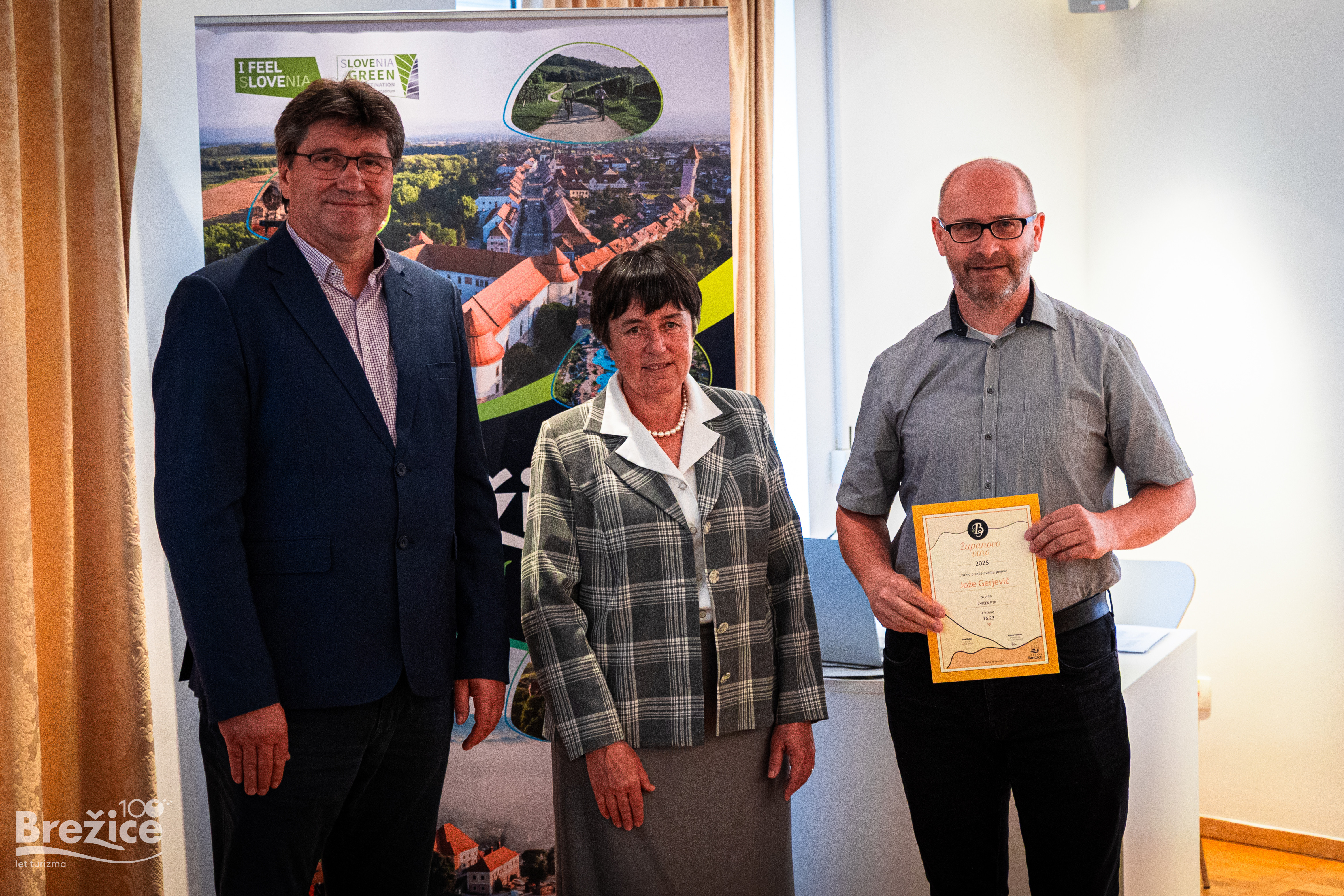 Razglasitev rezultatov izbora Županovo vino 2025 v Brežicah