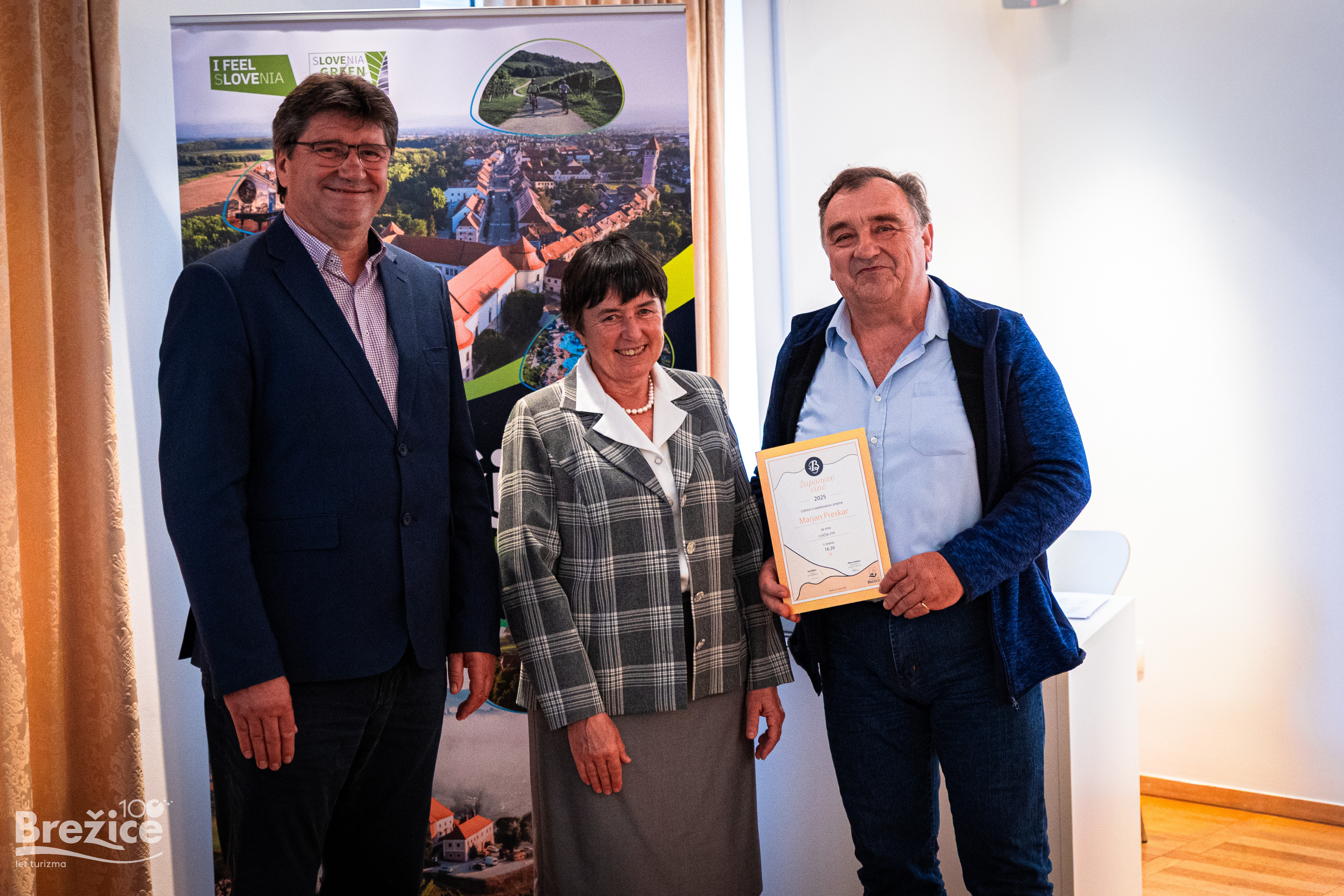 Razglasitev rezultatov izbora Županovo vino 2025 v Brežicah