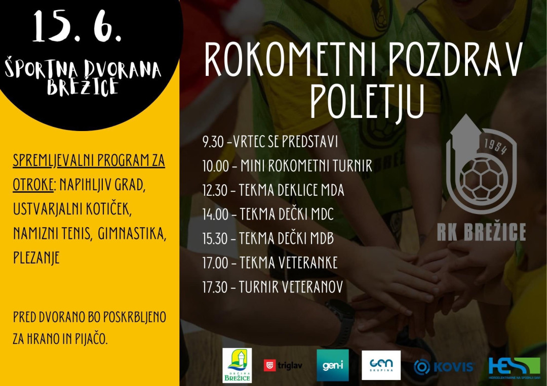 Rokometni pozdrav poletju