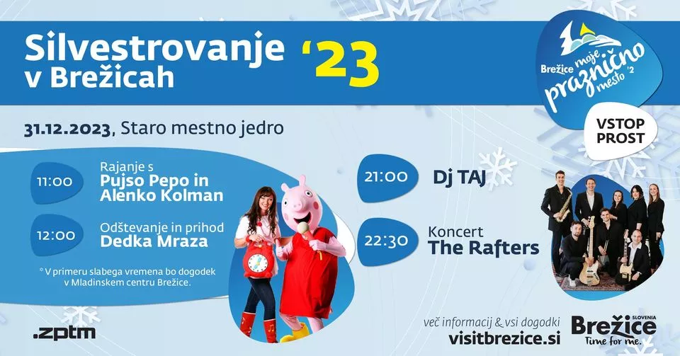 Silvestrovanje v Brežicah 2023