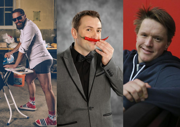 Stand up: Perica Jerković, Uroš Kuzman, David Gorinšek + DJ Taj