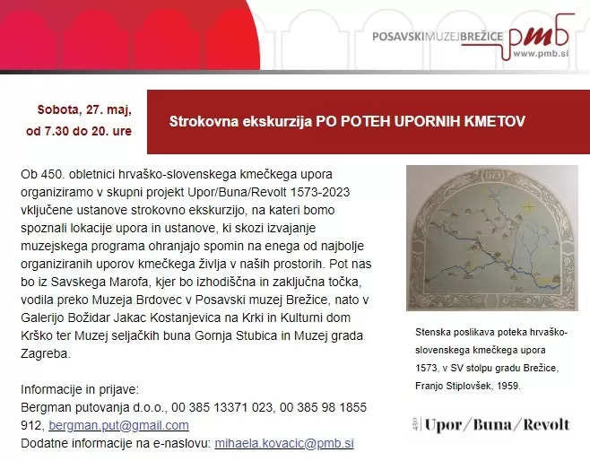 Strokovna ekskurzija: Po poteh upornih kmetov