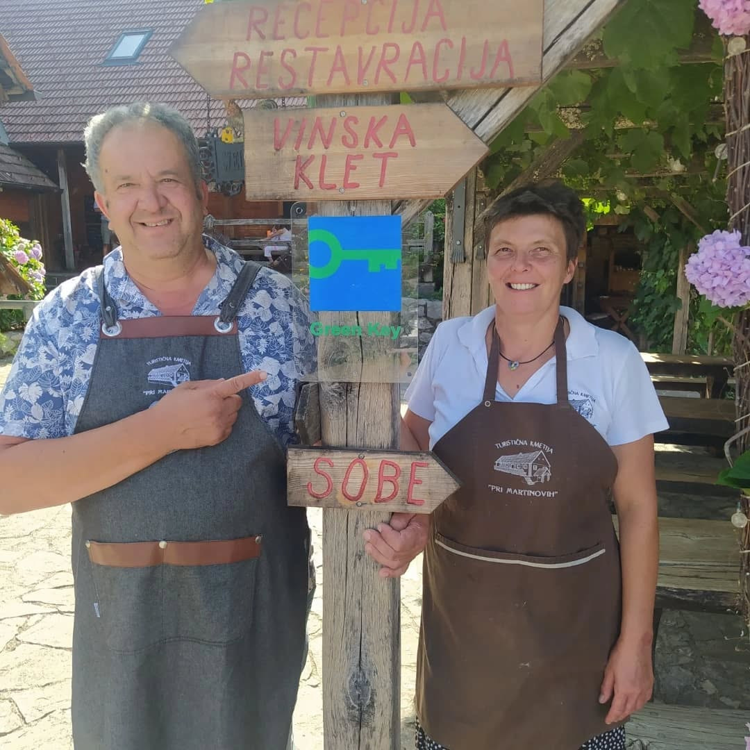 Turistična kmetija Pri Martinovih je pridobila okoljski znak Green key