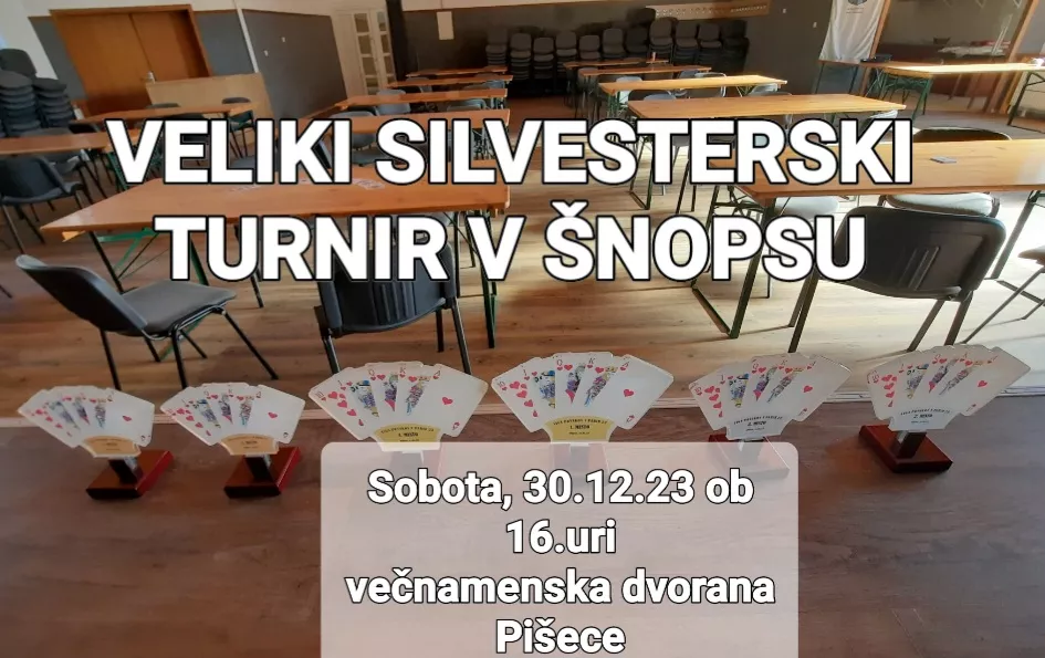 Veliki silvestrski turnir v šnopsu